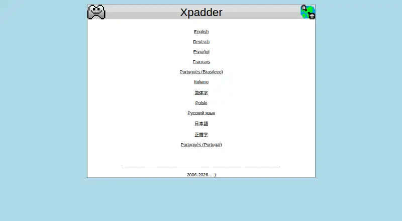 Xpadder's own site
