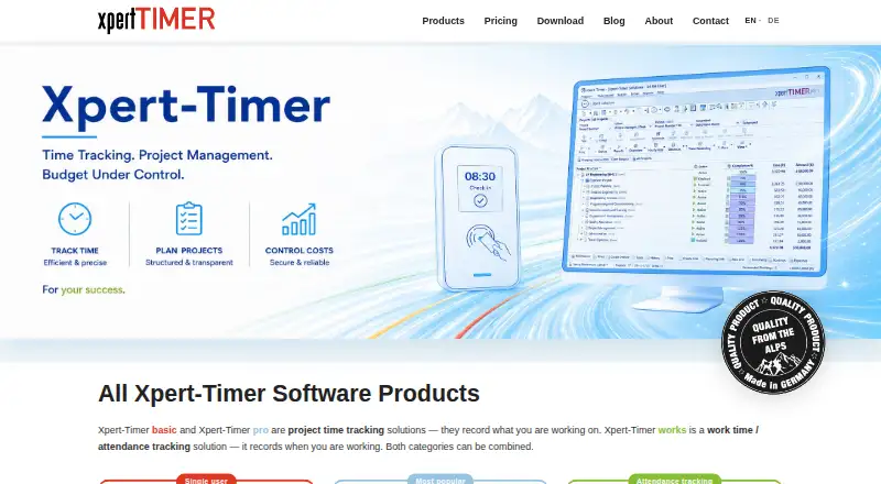 Xpert-Timer's own site
