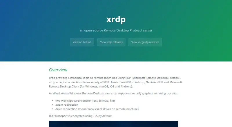 xrdp's own site