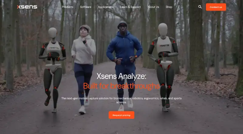 Xsens MVN Analyze's own site