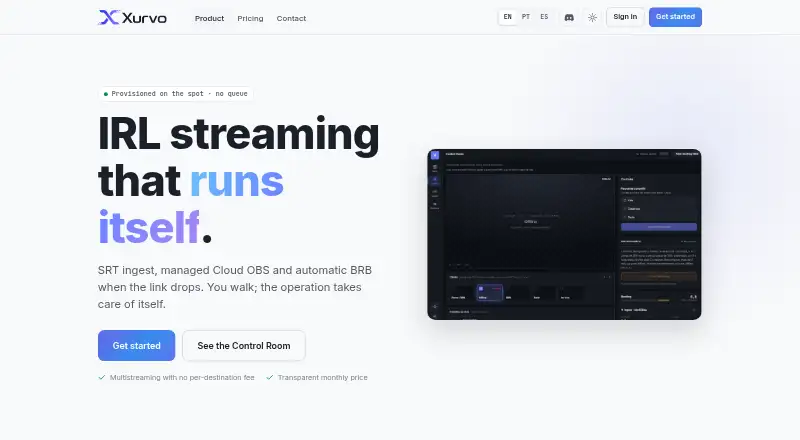 Xurvo's own site