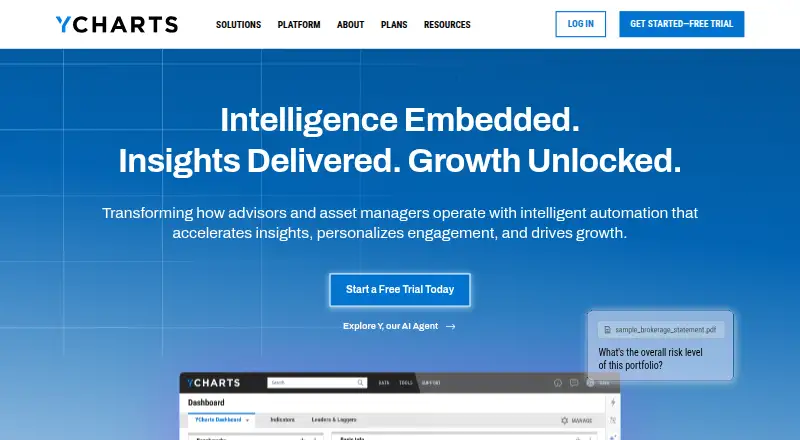 YCharts's own site