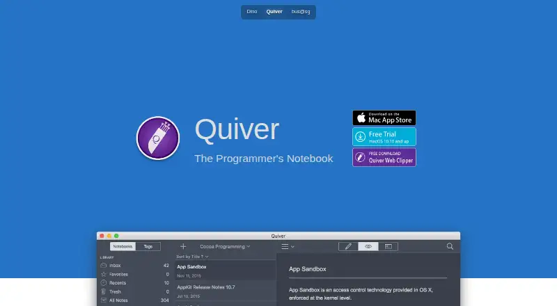 Quiver's own site