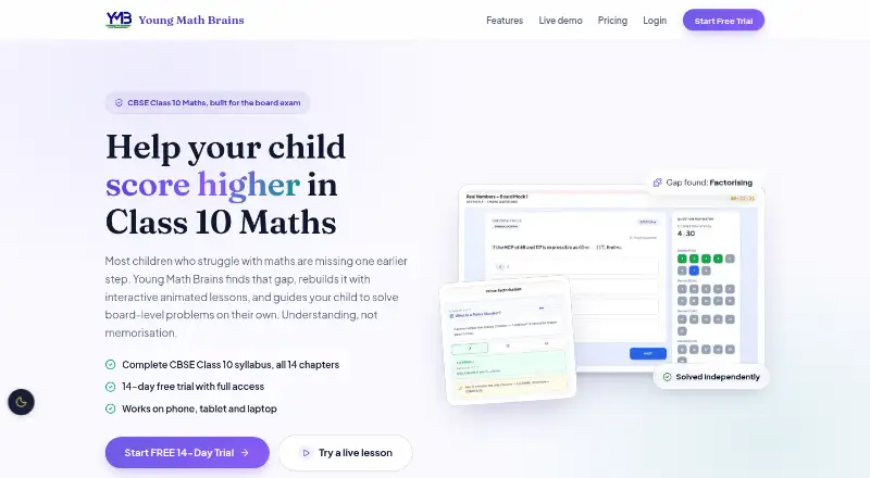 Young Math Brains's own site