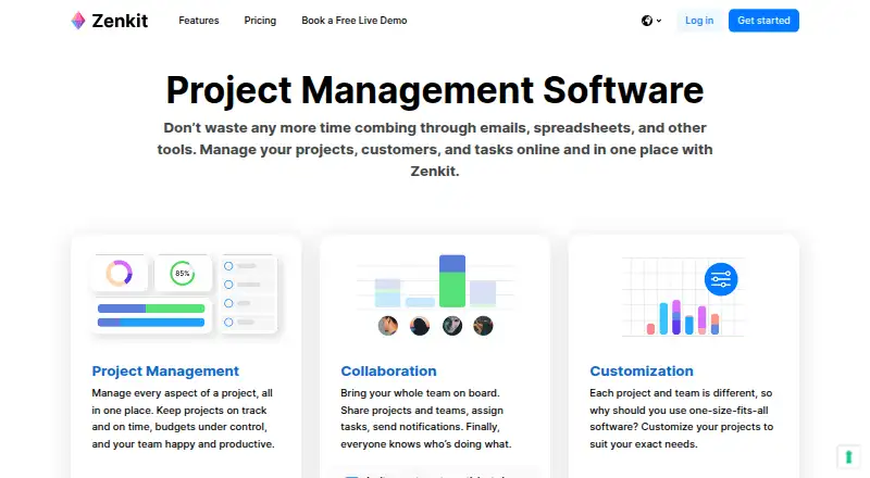 Zenkit Projects's own site