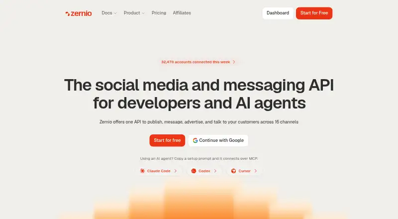 Zernio's own site