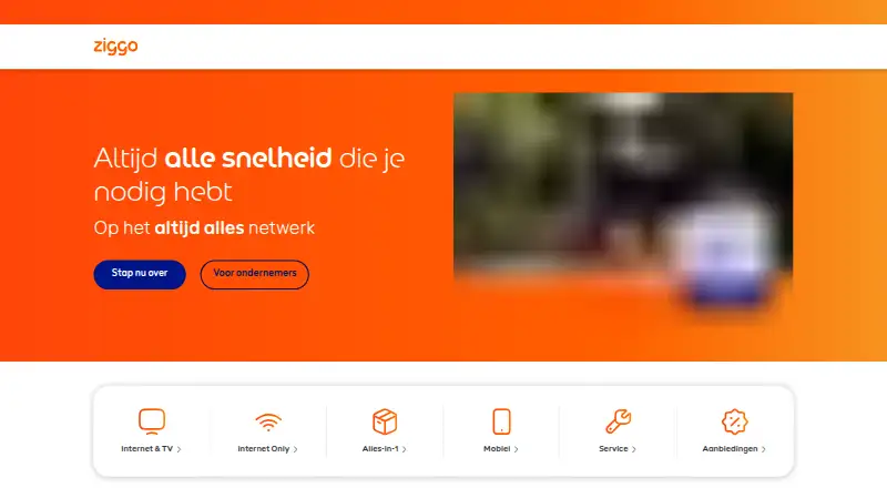 Ziggo Mail's own site