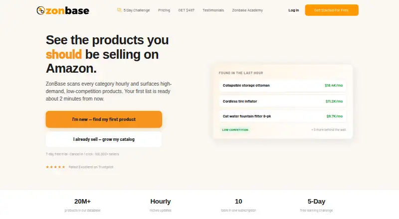 ZonBase's own site