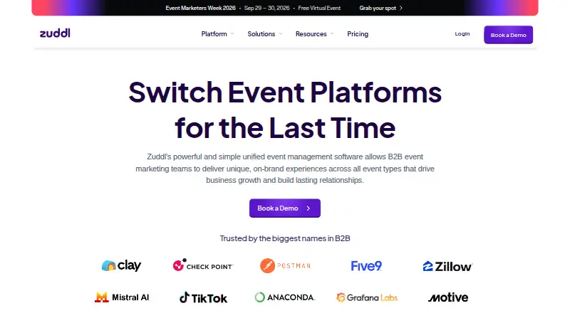 Zuddl's own site