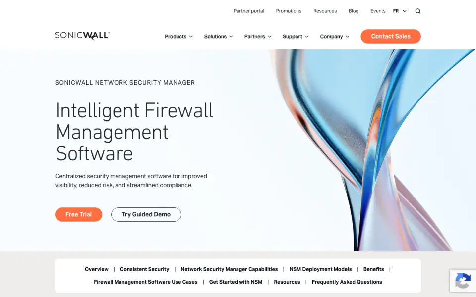 SonicWall Cloud Secure Edge's own site