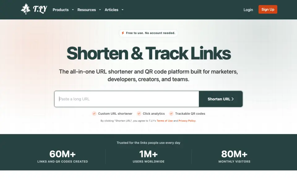 T.LY's own site