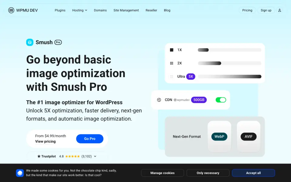 WPMU DEV's own site