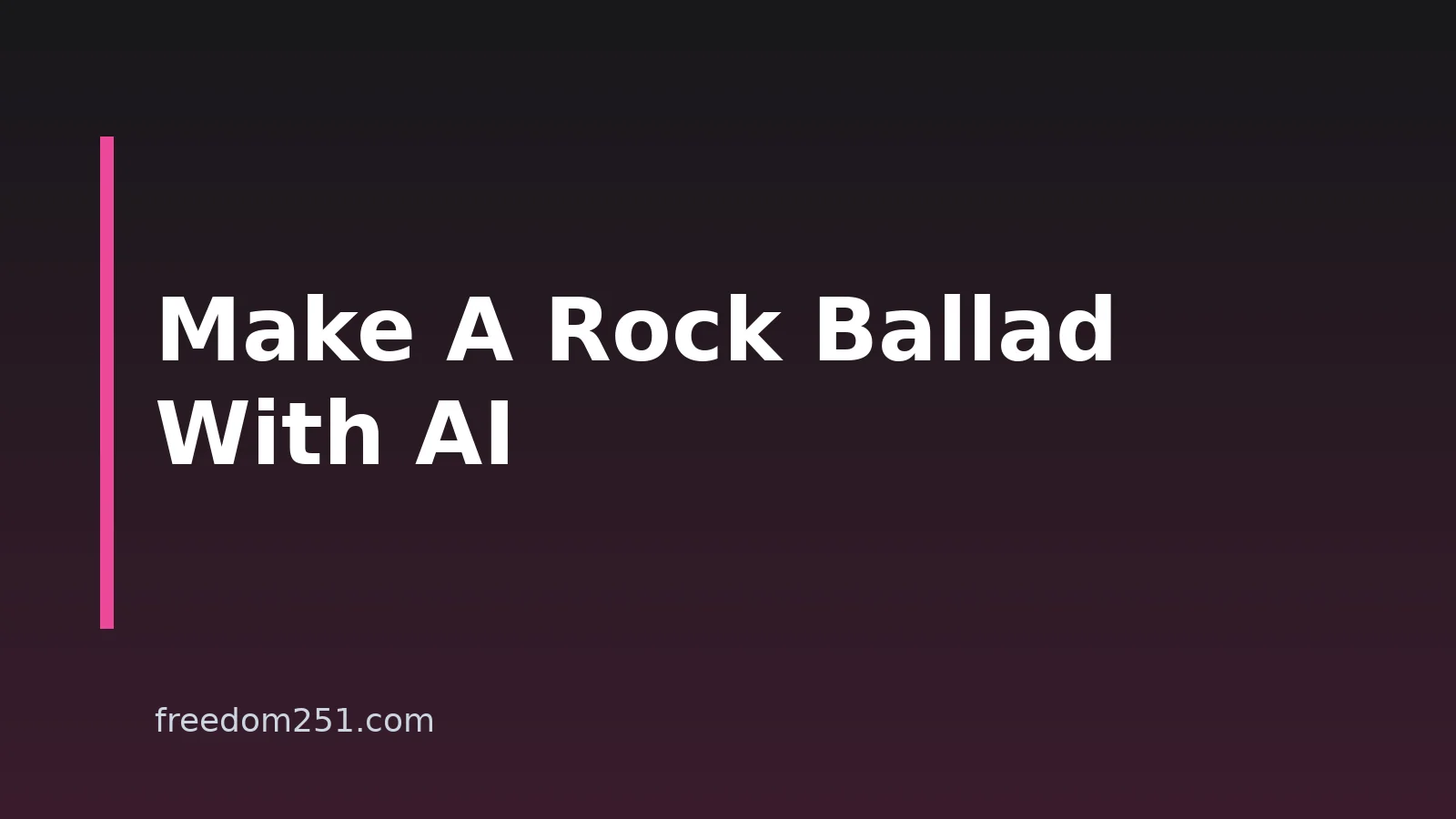 How to Make a Rock Ballad With AI on Your Phone