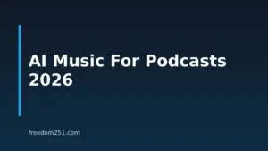 8 Best AI Music Makers For Podcast Intros, Outros And Beds In 2026