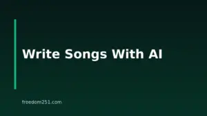 How To Write A Song With AI: A Practical 8-Step Guide