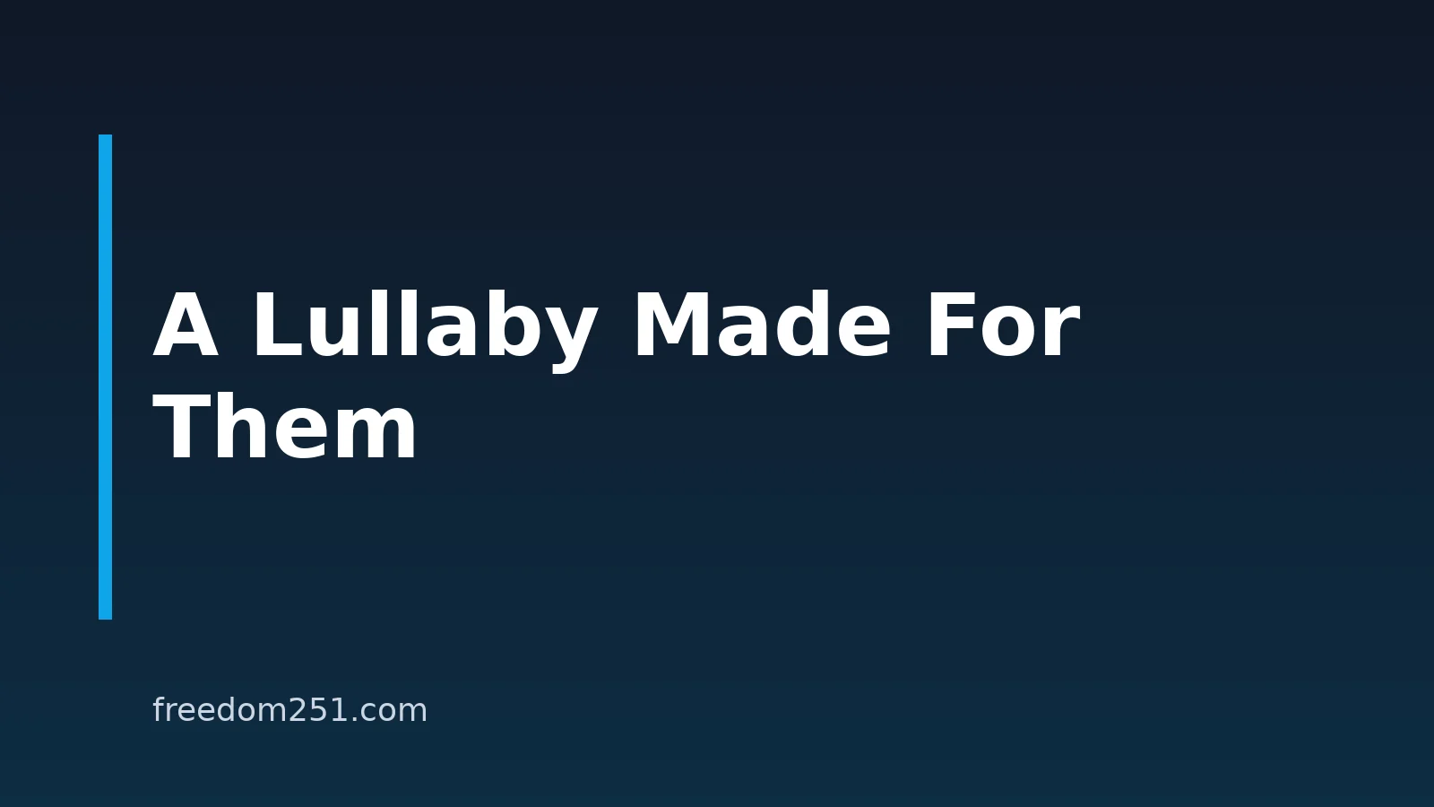 How To Make A Personalized Lullaby With Your Child’s Name