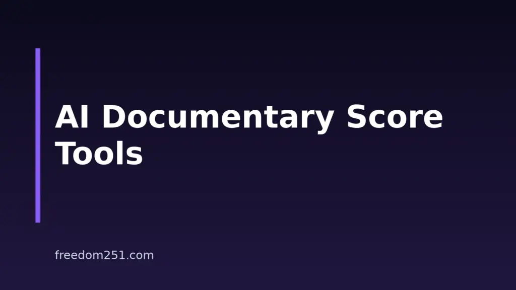 Best AI Background Music for Documentaries: 7 Picks for 2026