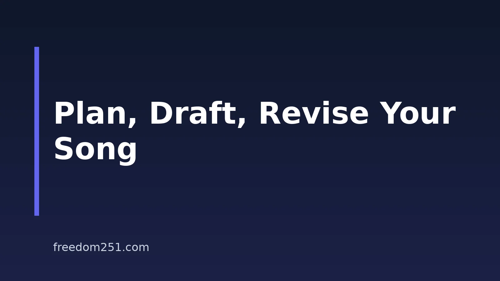 AI Song Creation Checklist: From Brief To Finished Draft