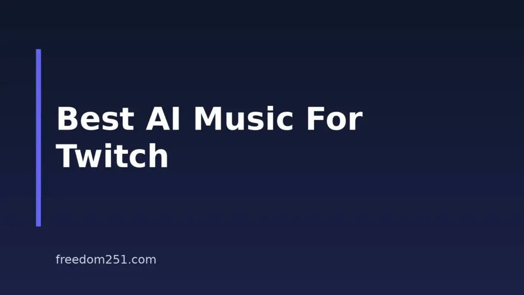 8 Best AI Background Music Tools for Twitch Streams in 2026